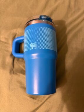 Stanley Azure Blue Travel Tumbler with Handle